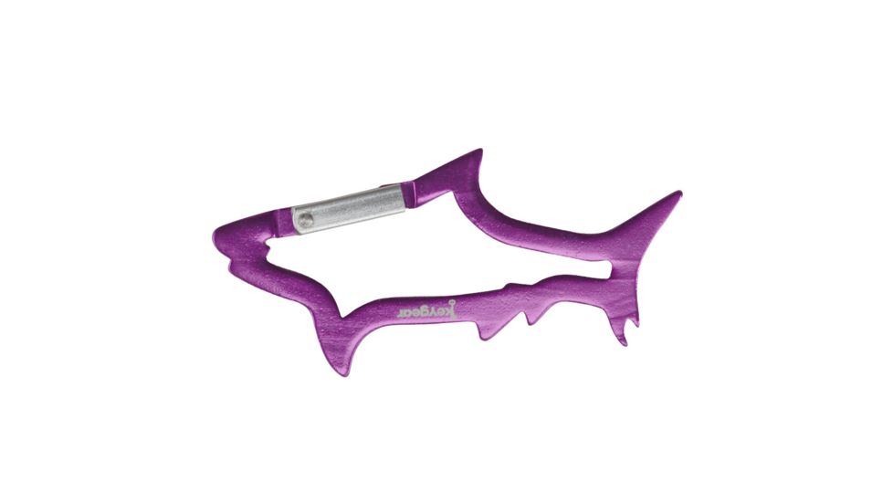 KeyGear Shark Carabiner,Purple 50-KEY0104-08