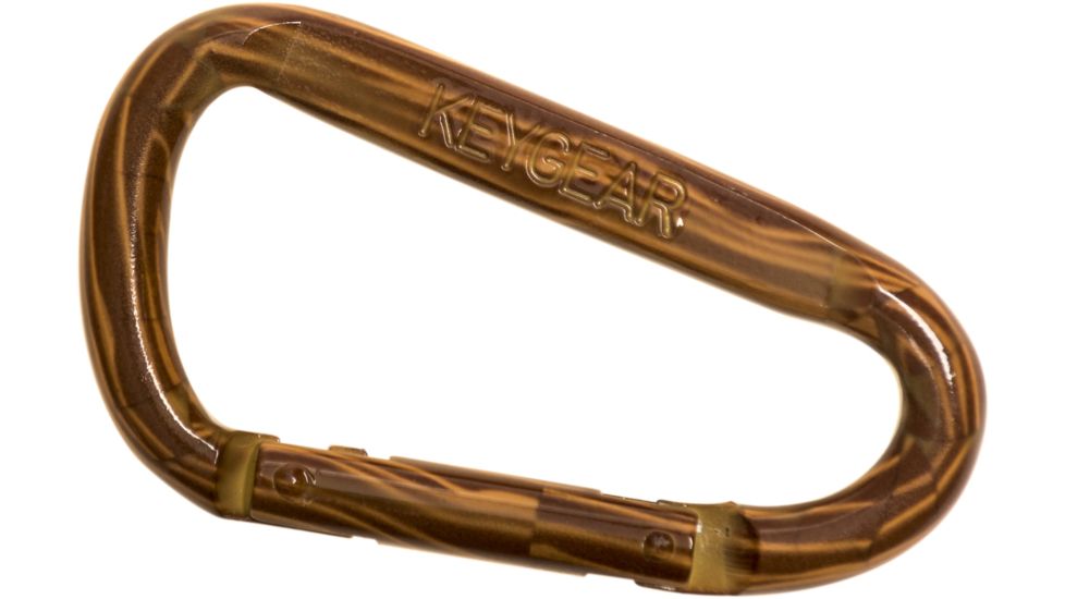 KeyGear Snappy Carabiner, Dark Wood 50-KEY0113, Brown 50-KEY0113