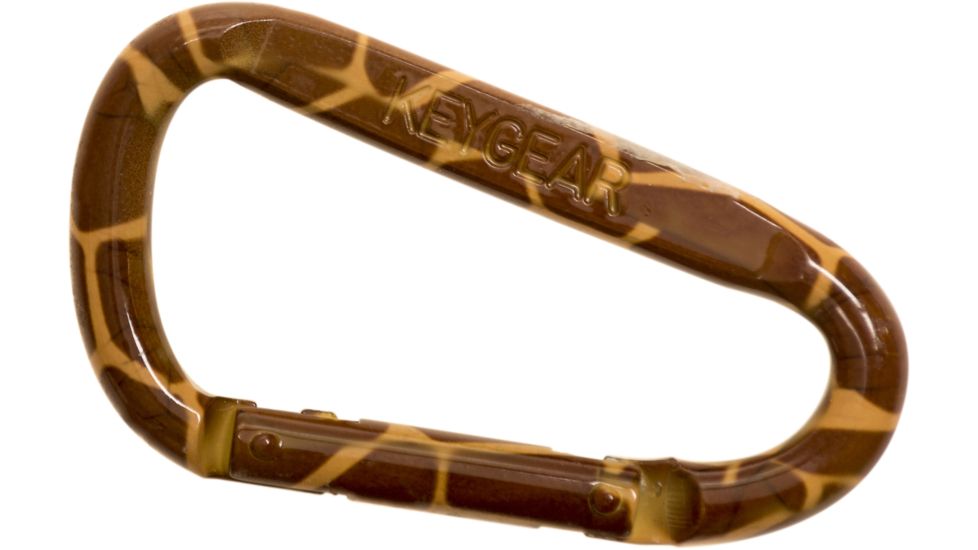 KeyGear Snappy Carabiner, Giraffe 50-KEY0142, Brown 50-KEY0142