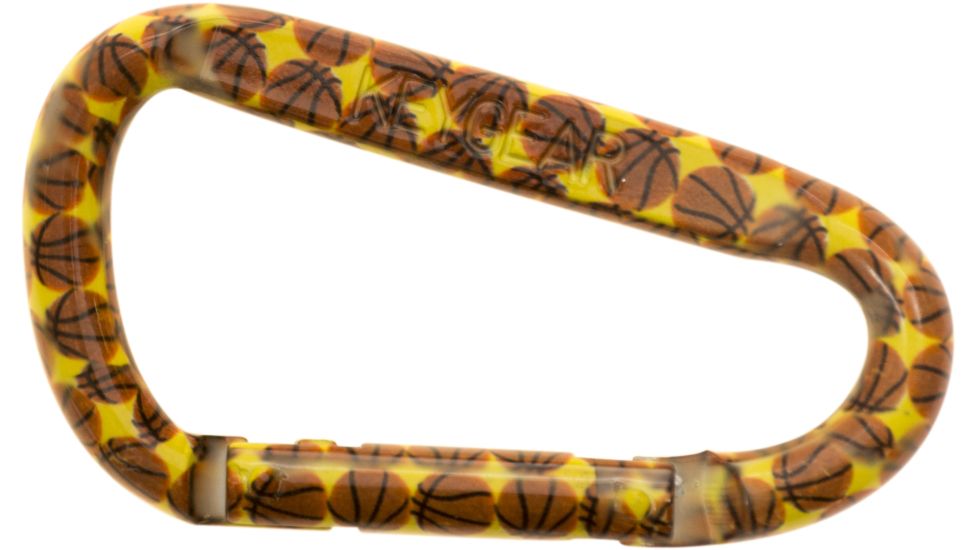 KeyGear Snappy Carabiner, Hoops 50-KEY0139, Yellow 50-KEY0139