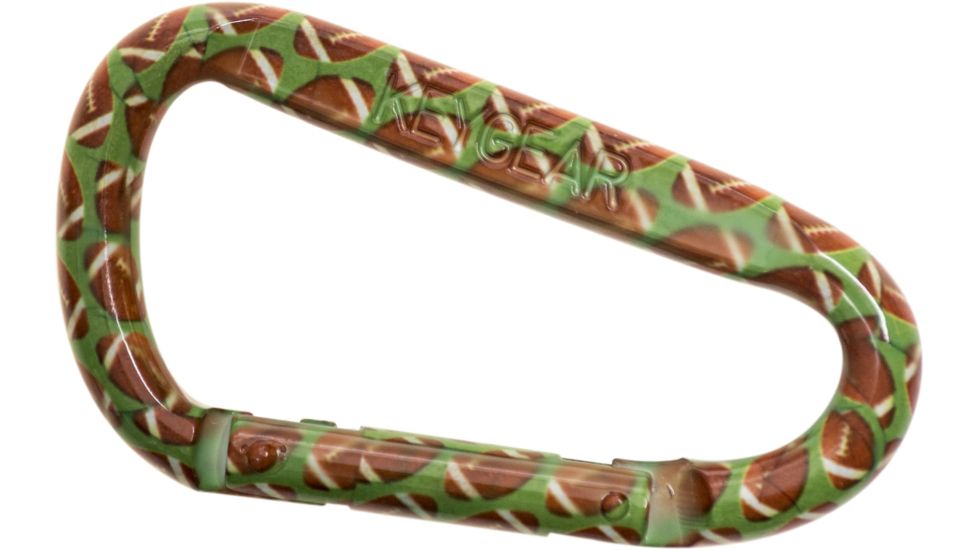 KeyGear Snappy Carabiner, Pigskin 50-KEY0138, Green 50-KEY0138