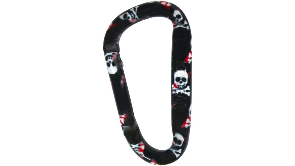 KeyGear Snappy Carabiner, Pirate 50-KEY0184, Black 50-KEY0184