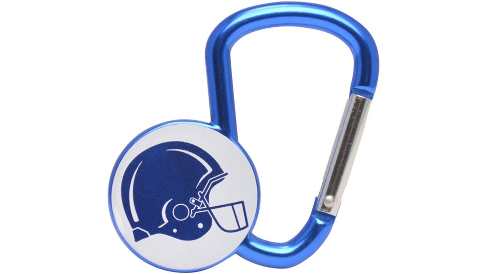 KeyGear Sporty Carabiner, Football, 50-KEY0232-00, Blue 50-KEY0232-00
