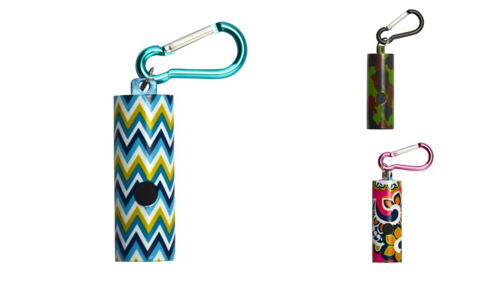 KeyGear Style LED Light, Blue Chevron, Green Camo, Pink Paisley
