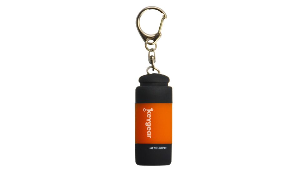 KeyGear USB Rechargeable LED Light,Orange 50-KEY0120-08
