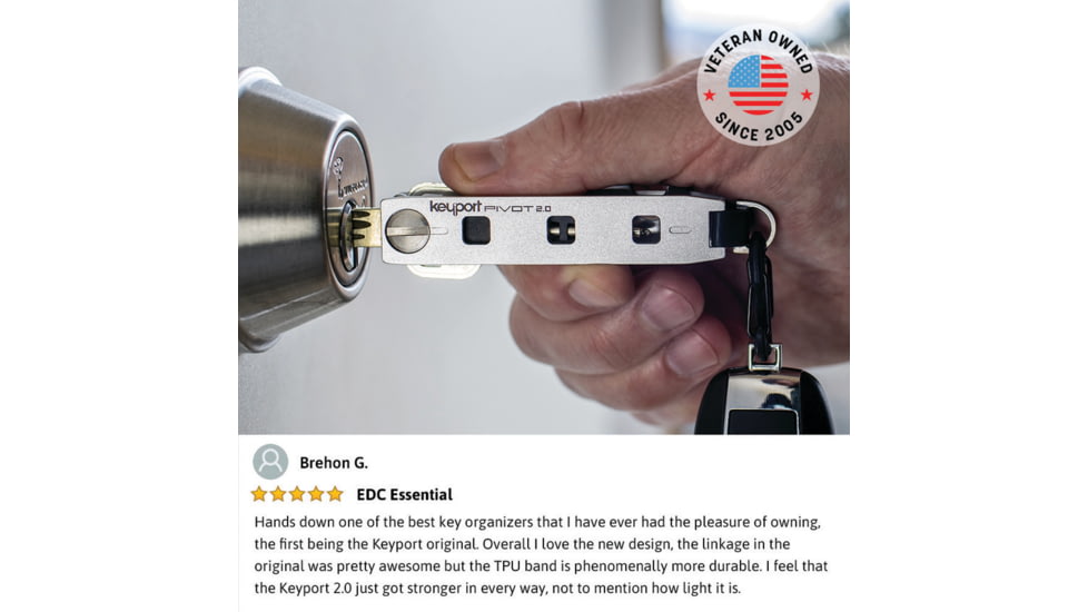 Keyport Pivot 2.0 Aluminum Silver