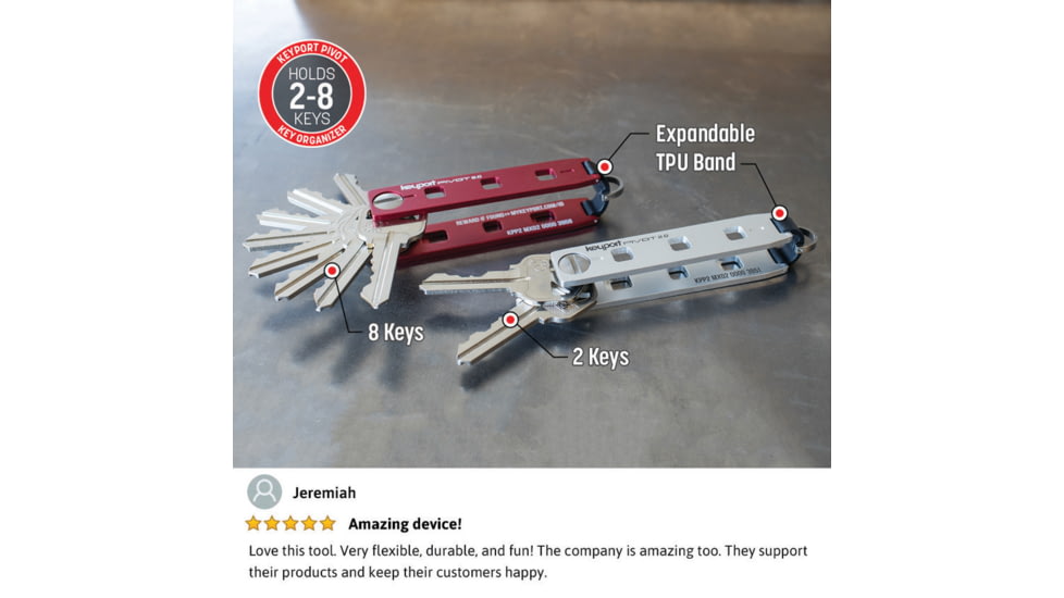 Keyport Pivot 2.0 Aluminum Silver