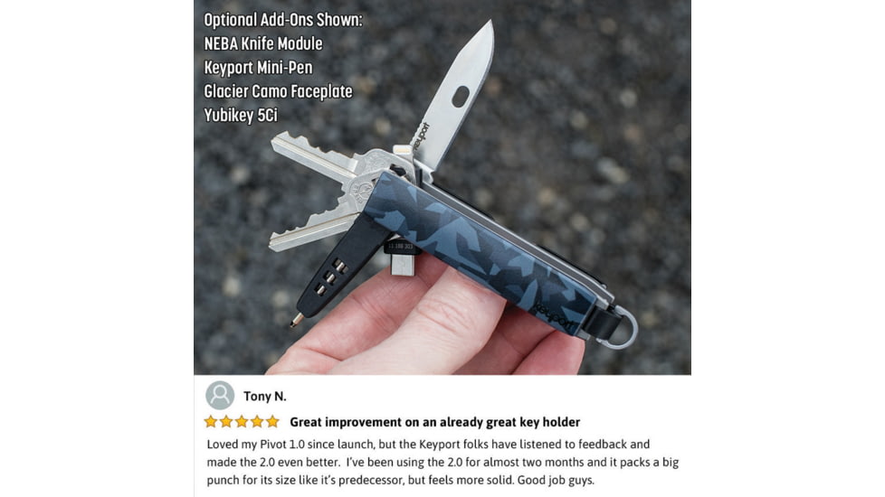 Keyport Pivot 2.0 Aluminum Silver