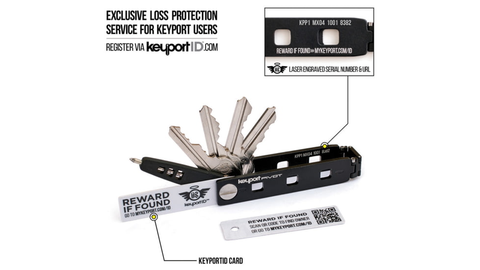 Keyport Pivot Outdoor Bundle, Silver, PVT1-BNDL-OUTD-SL