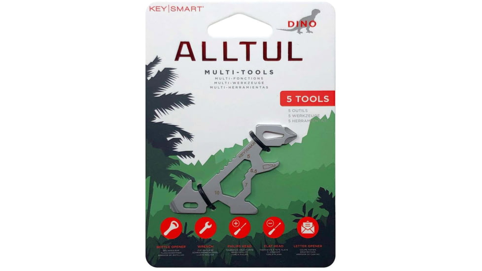 KeySmart Alltul Animal Multi-Tool, Dino, KS824-SS-DNO