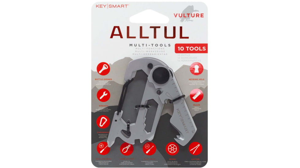 KeySmart Alltul Animal Multi-Tool, Vulture, KS824-SS-VLT