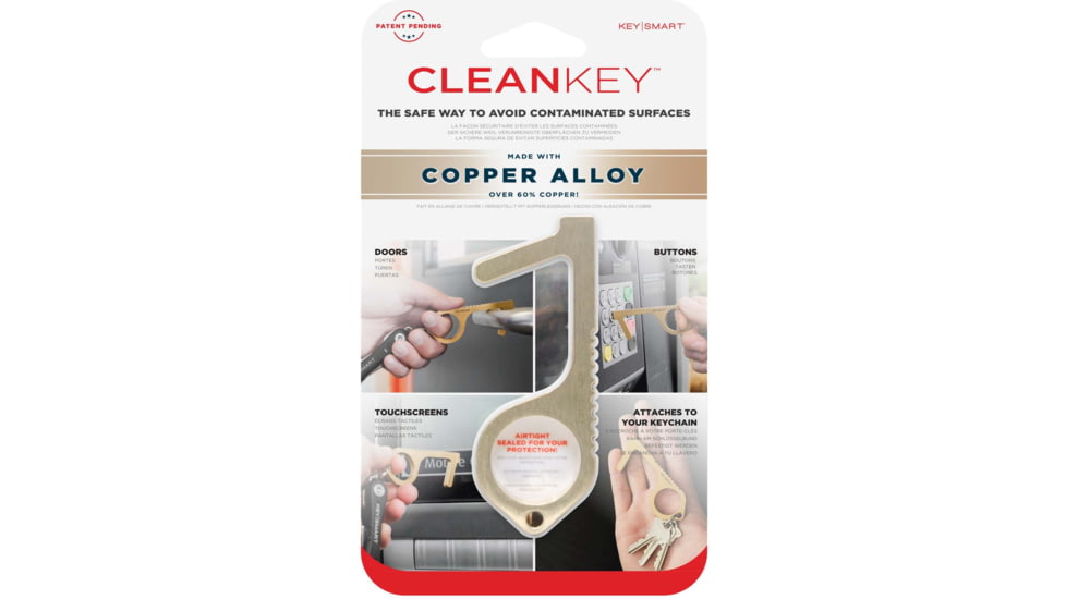 KeySmart CleanKey CleanKit, Brass, KS904-BRS