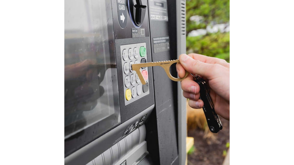 KeySmart CleanKey CleanKit, Brass, KS904-BRS