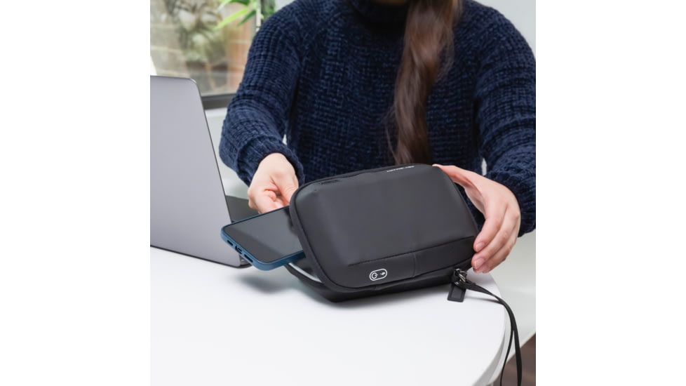 KeySmart CleanTray To-Go Rechargeable UV Light Sterilizer, Black, KS924-BLK, EDEMO1