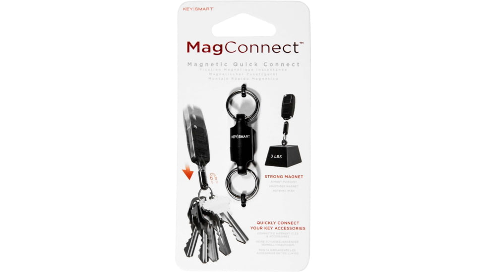 KeySmart MagConnect Magnetic Quick Connect, Black, KS814-BLK