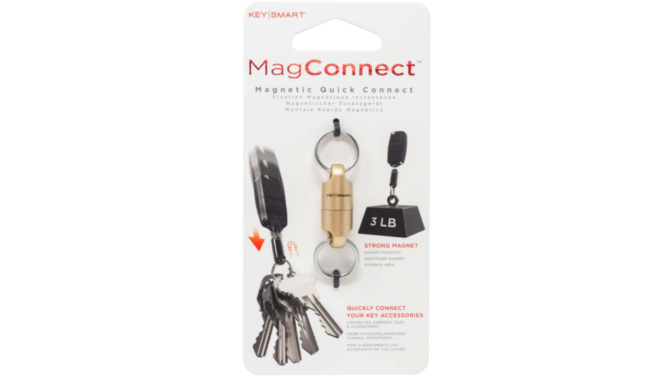 KeySmart MagConnect Magnetic Quick Connect, Gold, KS814-GLD
