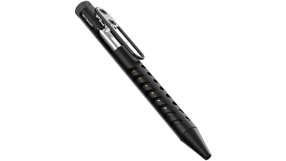 KeySmart Tactiv WP09 Bolt-Action Waterproof Pen, Black, KS373-BLK