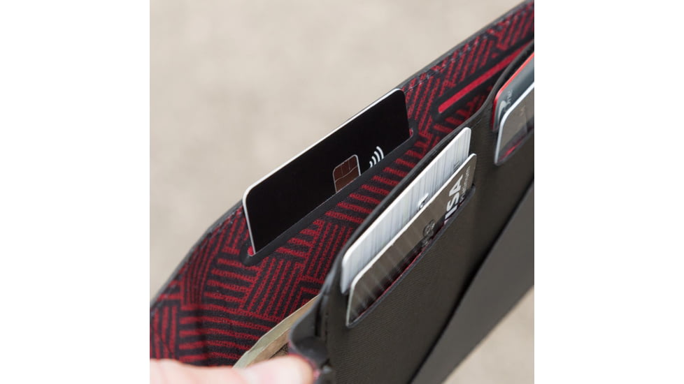 KeySmart Urban Union Passport Wallet, Black, KS838-BLK