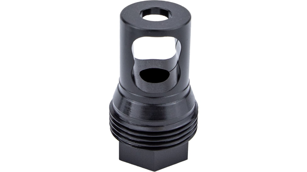 KGM Suppressors A-TMB50-S-3 R50T Taper Muzzle Brake Black Nitride Steel M24x1 Th