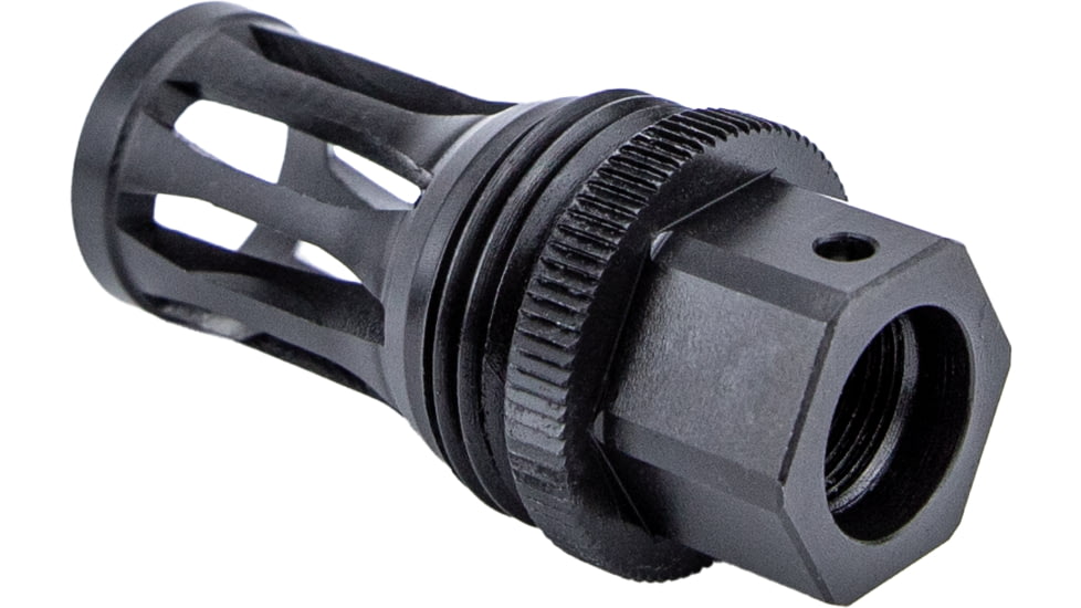 Kgm Suppressors Quick Detach Flash Hider Black Nitride Steel 1/2x28 Threads, A-QD-FH-S-1