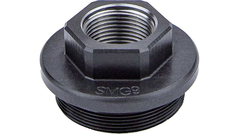 Kgm Suppressors SMG9 Direct Thread Adapter Black Nitride Steel M13.5x1 LH Threads, A-SMG9-DTA-S-4