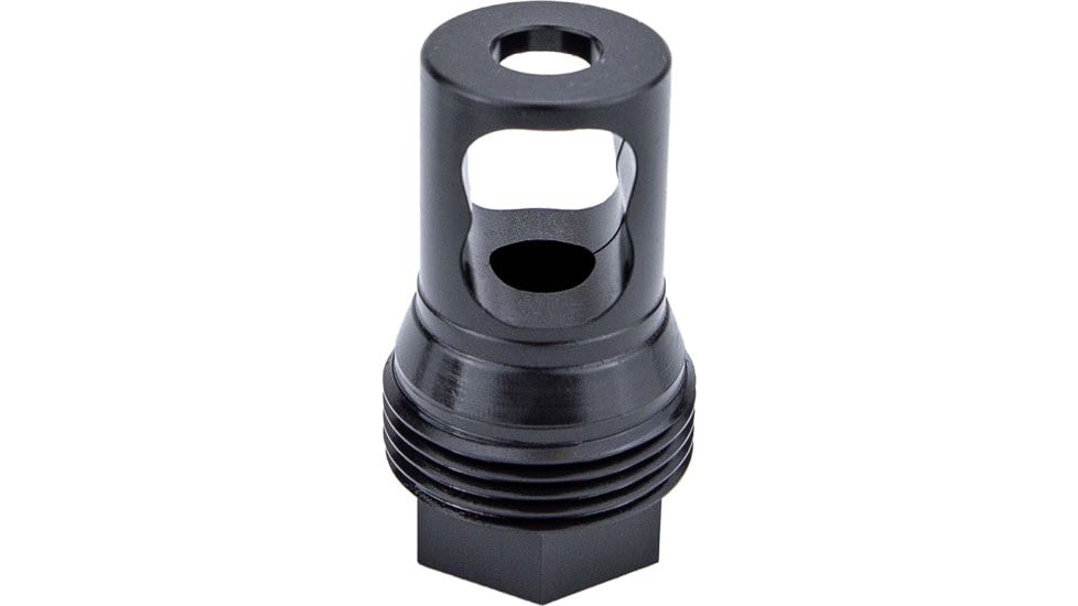 KGM Taper Muzzle Brake, Threaded 5/8X24, Fits R30T/R338 Suppressors, Nitride Finish, Black, MA-TMB-S-2