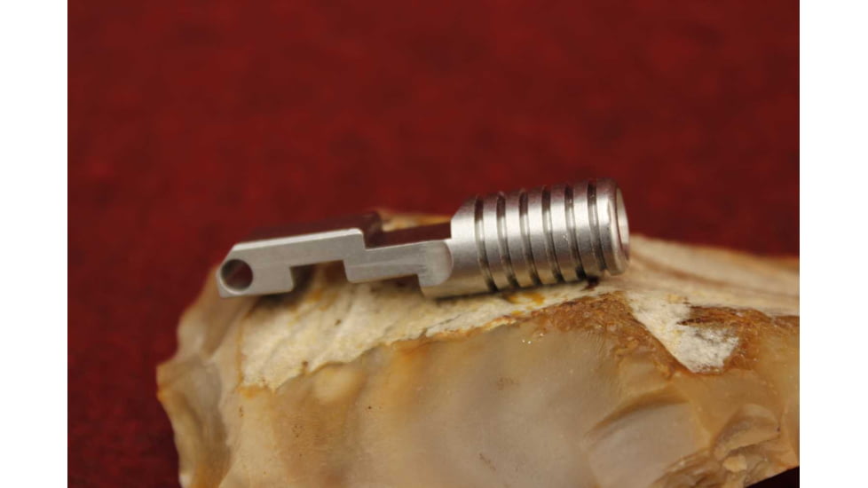 KIDD Innovative Design Bolt Handle Charging Assembly w/Guide Rod &amp; Springs For Ruger 10/22, Ring, Silver, 22GRSK- SR