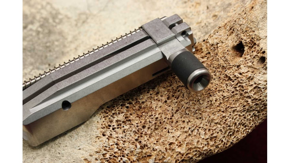 KIDD Innovative Design Bolt Handle Charging Assembly w/Guide Rod &amp; Springs For Ruger 10/22, Viton, Silver, 22GRSK-SV