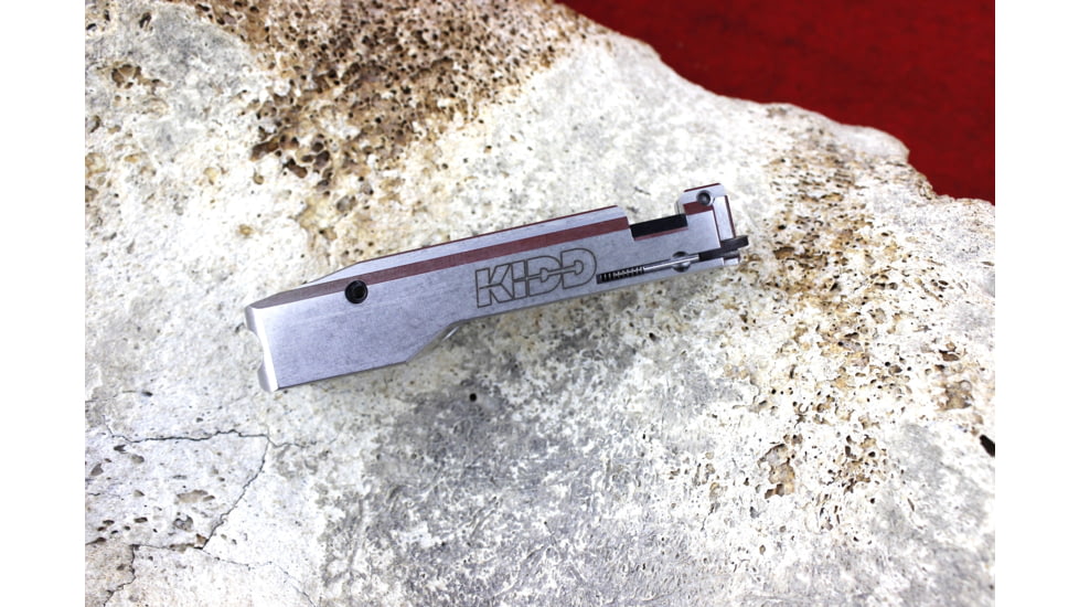 KIDD Innovative Design Complete Bolt For Ruger 10/22, .22LR Caliber, Silver KIDD Engraved, Matte Silver, KIDD-22BOLT-MAT-SL