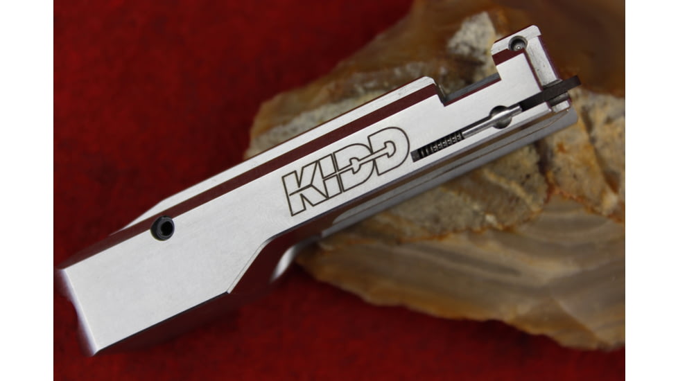 KIDD Innovative Design Complete Bolt For Ruger 10/22, .22LR Caliber, Silver KIDD Engraved, Matte Silver, KIDD-22BOLT-MAT-SL