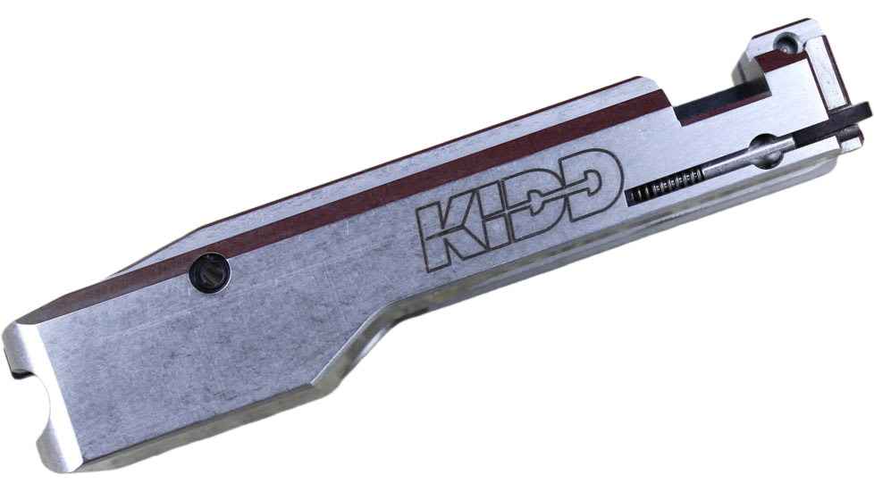 KIDD Innovative Design Complete Bolt For Ruger 10/22, .22LR Caliber, Silver KIDD Engraved, Matte Silver, KIDD-22BOLT-MAT-SL