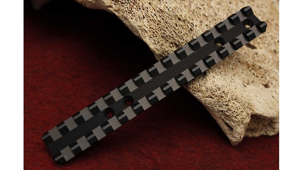 KIDD Innovative Design Scope Base For Ruger 10/22 Receiver, Black, 22PICRAIL-B