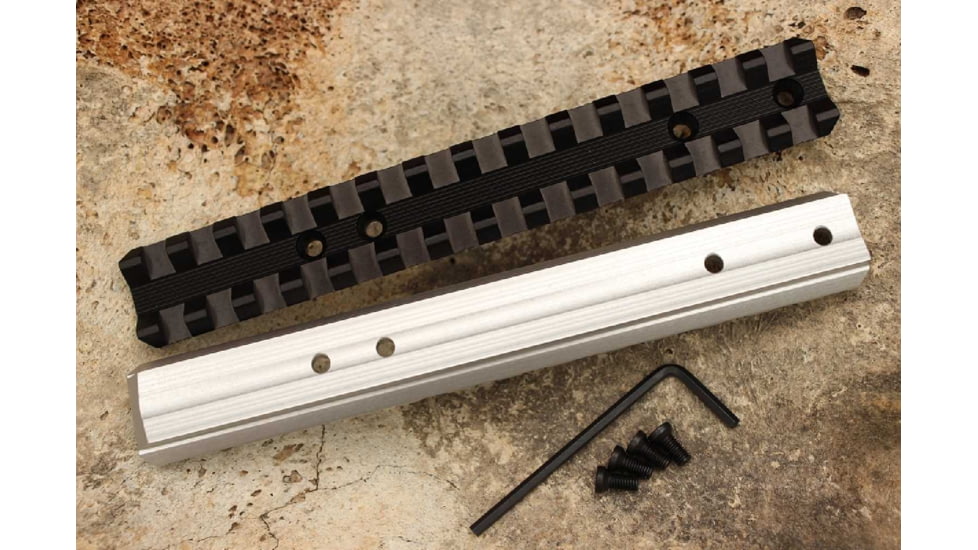 KIDD Innovative Design Scope Base For Ruger 10/22 Receiver, Black, 22PICRAIL-B