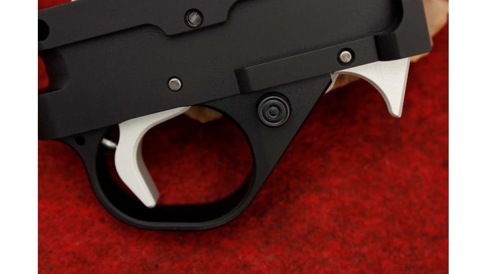 EDEMO KIDD Innovative Design Single Stage Trigger Unit For Ruger 1022 Extended, Black/Silver, TG1-BS-X, EDEMO1