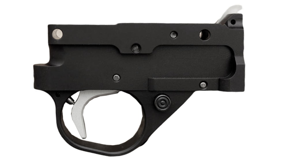 EDEMO KIDD Innovative Design Single Stage Trigger Unit For Ruger 1022 Extended, Black/Silver, TG1-BS-X, EDEMO1