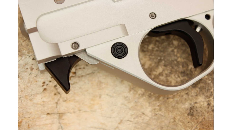 KIDD Innovative Design Single Stage Trigger Unit For Ruger 1022 Extended, Silver/Black, TG1-S-B-X