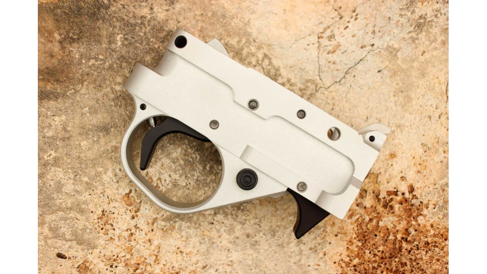 KIDD Innovative Design Single Stage Trigger Unit For Ruger 1022 Extended, Silver/Black, TG1-S-B-X