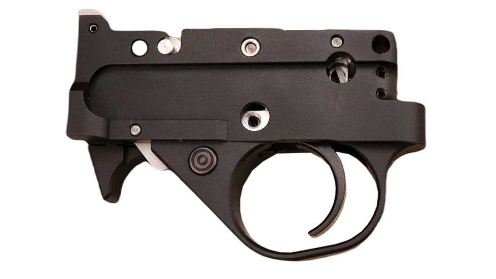 KIDD Innovative Design Two Stage Trigger Unit For Ruger 1022, Curved Extended, Black Black, TG2-B-BC-X