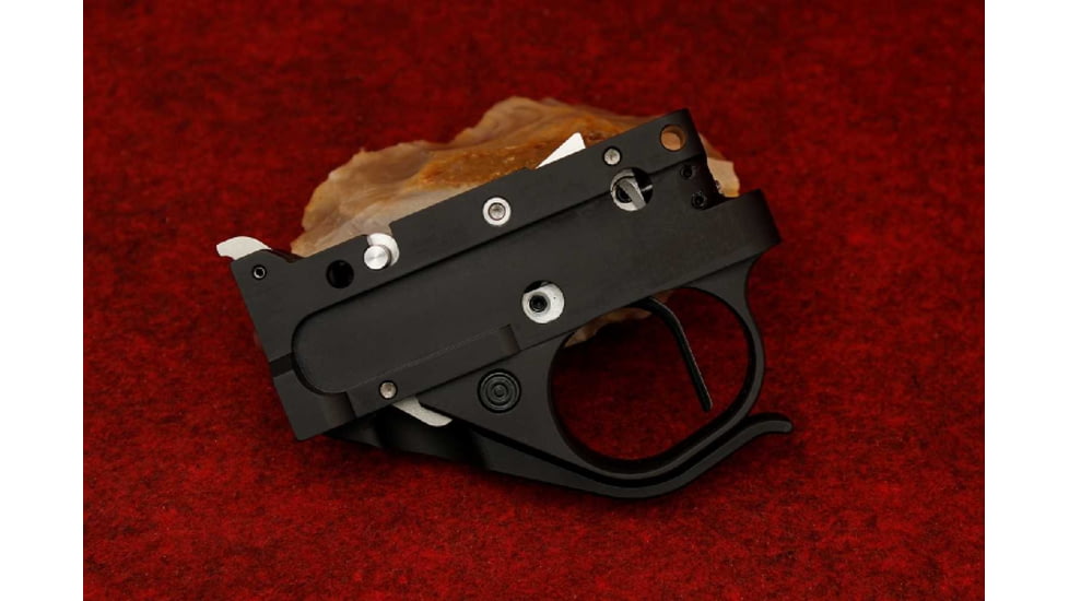 DEMO, KIDD Innovative Design Two Stage Trigger Unit For Ruger 1022, Straight Extended, Black Black, TG2-B-BS-X