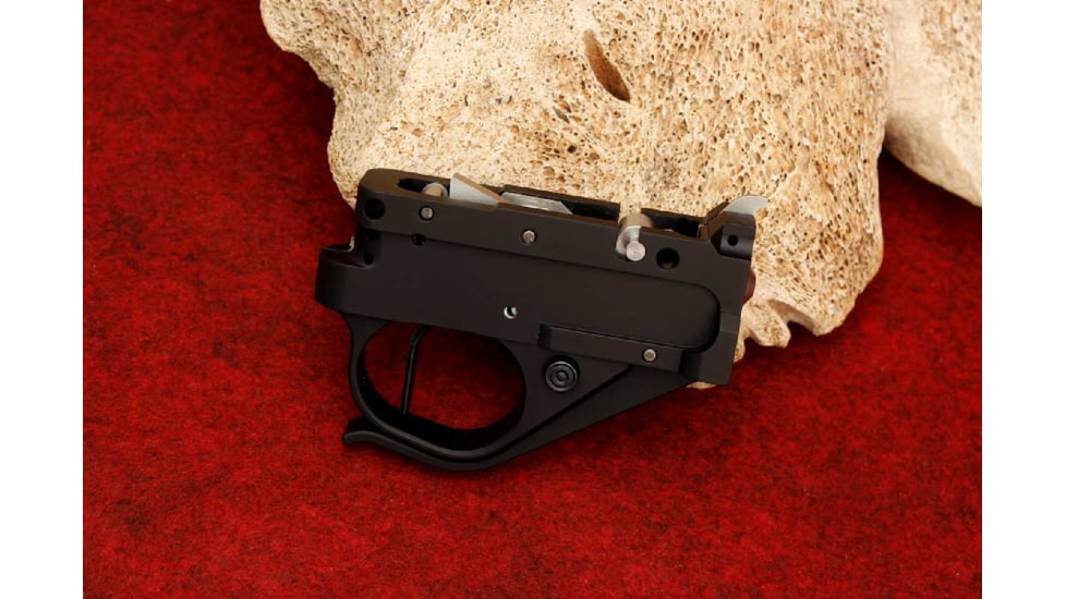 DEMO, KIDD Innovative Design Two Stage Trigger Unit For Ruger 1022, Straight Extended, Black Black, TG2-B-BS-X