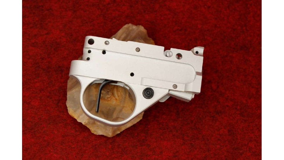 KIDD Innovative Design Two Stage Trigger Unit For Ruger 1022, Straight Extended, Silver Black, TG2-S-BS-X