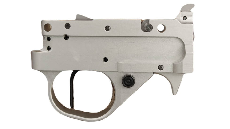 KIDD Innovative Design Two Stage Trigger Unit For Ruger 1022, Straight Extended, Silver Black, TG2-S-BS-X
