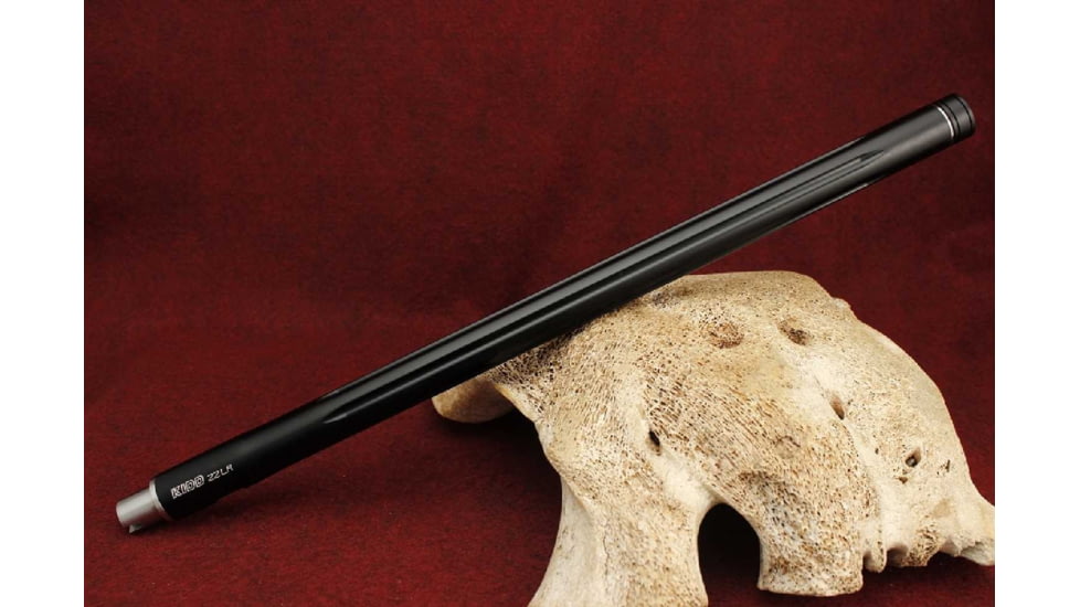 KIDD Innovative Design Ultra Lightweight Fluted Bull Barrel For Ruger 10/22, Black, 22BRL-UL-B