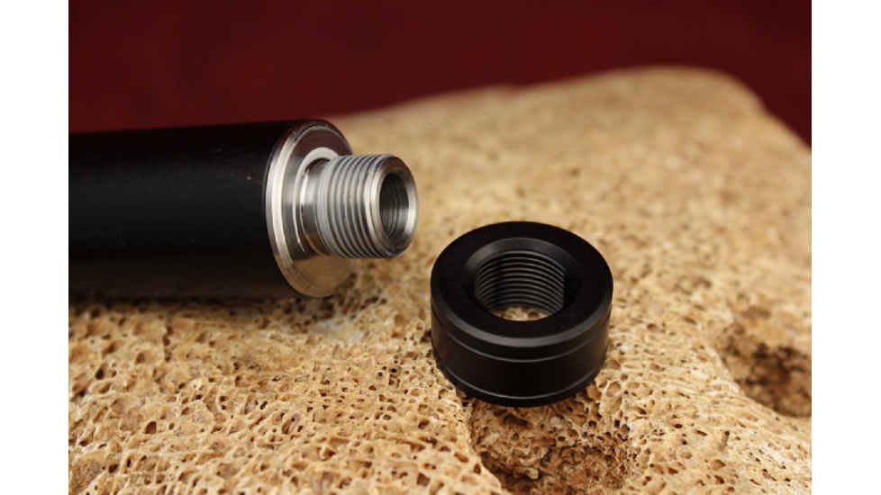 KIDD Innovative Design Ultra Lightweight Fluted Bull Threaded Capped Barrel For Ruger 10/22, Black, 22BRL-UL-B-TC