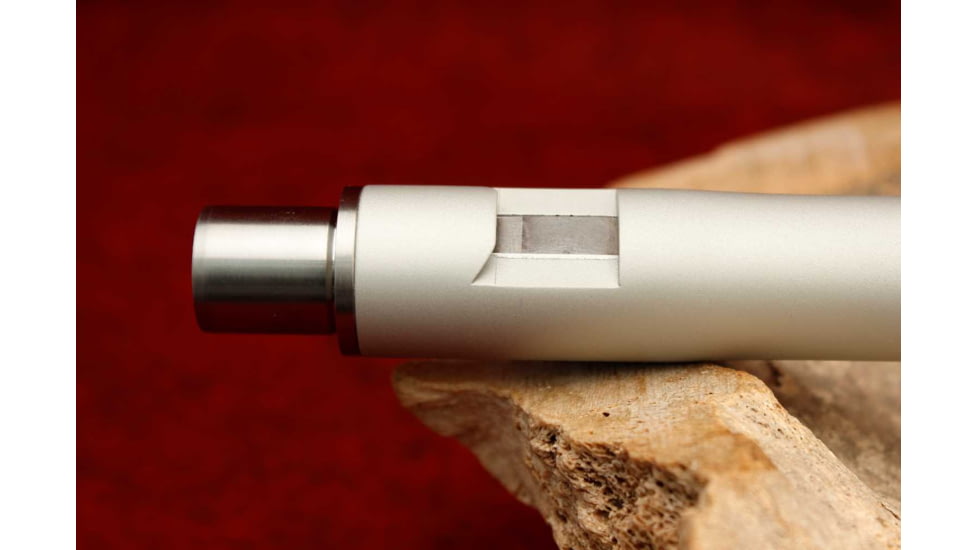 KIDD Innovative Design Ultra Lightweight Fluted Bull Threaded Capped Barrel For Ruger 10/22, Silver, 22BRL-UL-S-TC