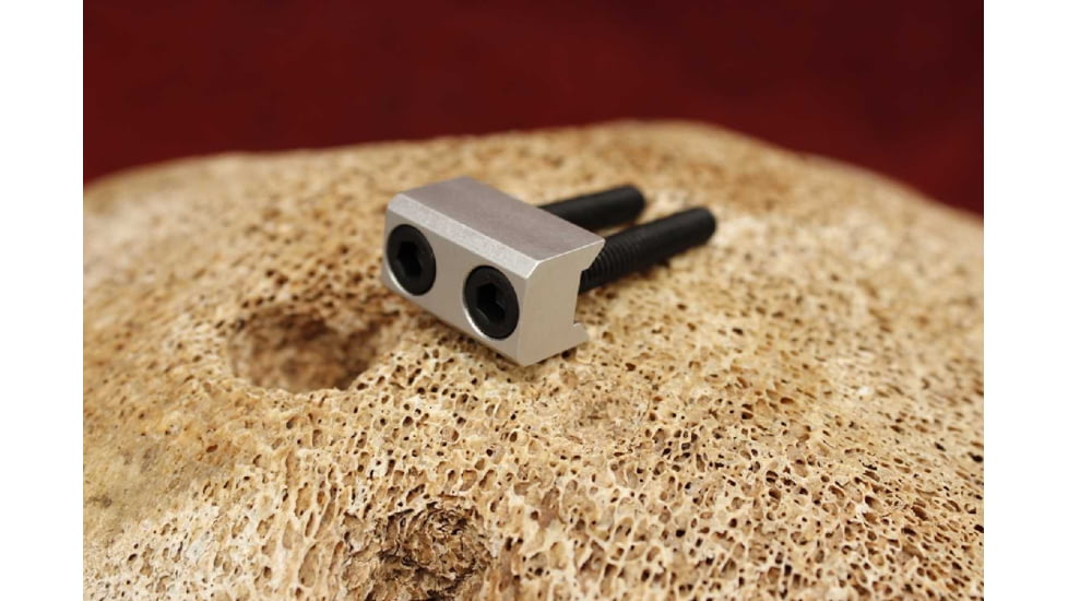 KIDD Innovative Design V-Block with Screws For Ruger 10/22, Silver, 22VB-S