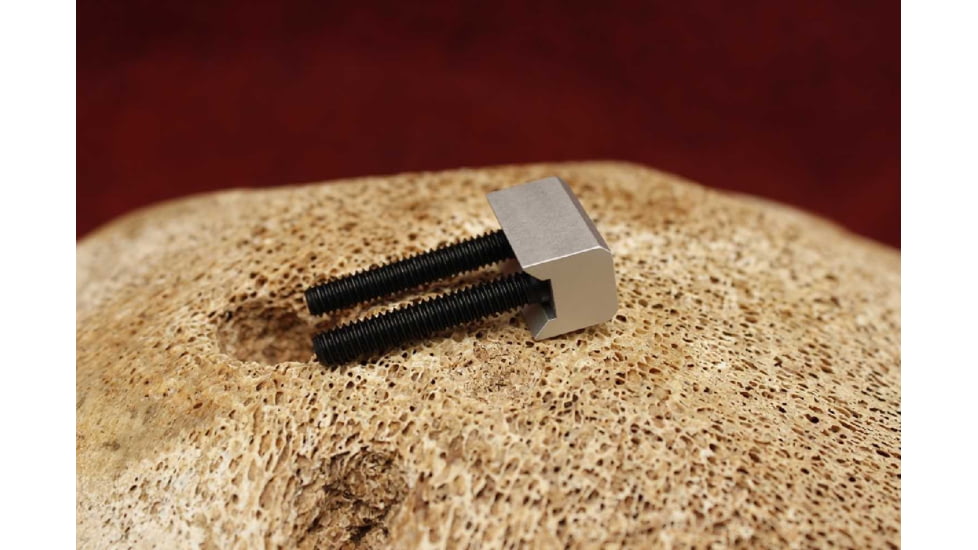 KIDD Innovative Design V-Block with Screws For Ruger 10/22, Silver, 22VB-S