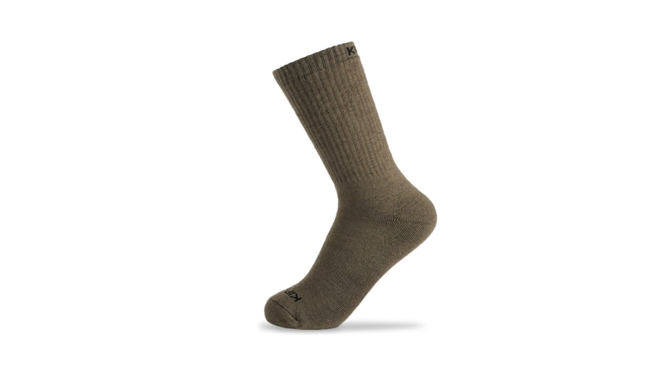 Kifaru Merino Wool Socks, 10-13, Coyote Brown, Large, MWS-LG-RG