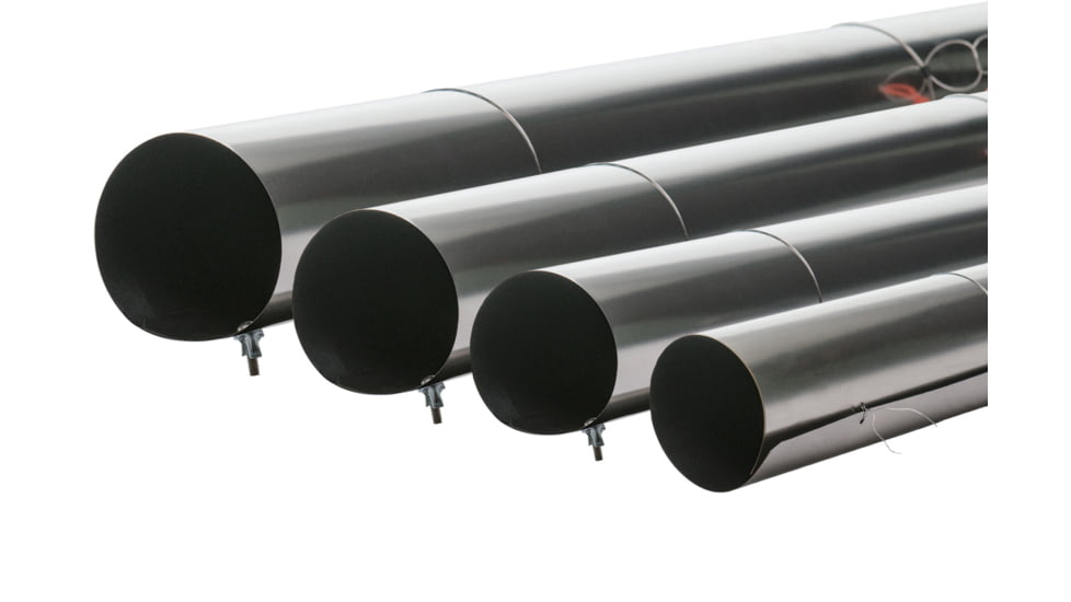 Kifaru Stove Pipe, Stainless, 4in Diameter, Natural, 104 inch, PIPE105