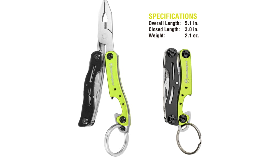 Kilimanjaro Gear Ascend TSA Compliant Keychain Multi Tool KJ910055